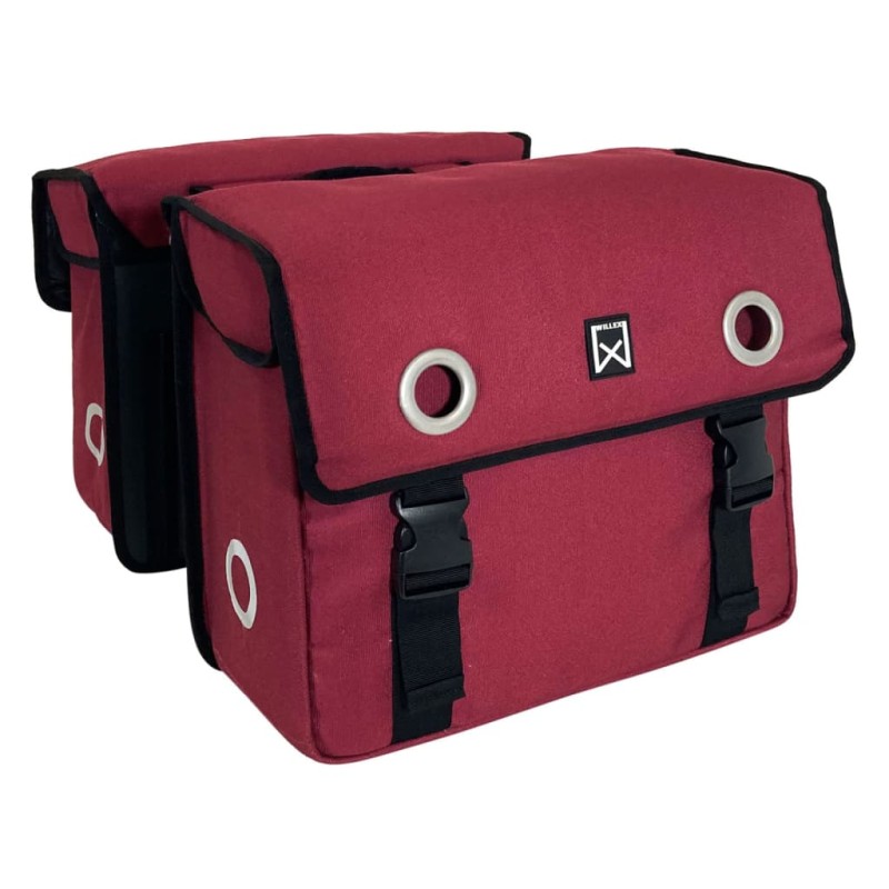Willex Fahrradtaschen 30 L Canvas Rot Willex Fahrradtaschen 30 L Canvas Rot