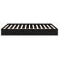 vidaXL Massivholzbett Schwarz 160x200 cm vidaXL Massivholzbett Schwarz 160x200 cm