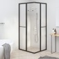 vidaXL Duschkabine Matt ESG 90x70x180 cm Schwarz vidaXL Duschkabine Matt ESG 90x70x180 cm Schwarz