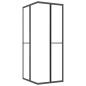 vidaXL Duschkabine Matt ESG 90x70x180 cm Schwarz vidaXL Duschkabine Matt ESG 90x70x180 cm Schwarz