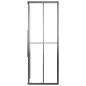 vidaXL Duschkabine Matt ESG 90x70x180 cm Schwarz vidaXL Duschkabine Matt ESG 90x70x180 cm Schwarz