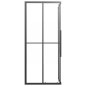vidaXL Duschkabine Matt ESG 90x70x180 cm Schwarz vidaXL Duschkabine Matt ESG 90x70x180 cm Schwarz
