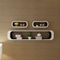 3er Set MDF Hängeregal Cube Wandregal für Bücher/DVD, weiß-schwarz 3er Set MDF Hängeregal Cube Wandregal für Bücher/DVD, weiß-schwarz