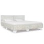 vidaXL Bett Grau Natur Rattan 180x200 cm vidaXL Bett Grau Natur Rattan 180x200 cm