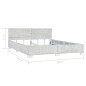 vidaXL Bett Grau Natur Rattan 180x200 cm vidaXL Bett Grau Natur Rattan 180x200 cm