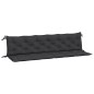 vidaXL Gartenbank-Auflagen 2 Stk. Schwarz 200x50x7 cm Oxford-Gewebe vidaXL Gartenbank-Auflagen 2 Stk. Schwarz 200x50x7 cm Oxford-Gewebe
