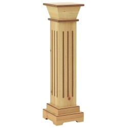 vidaXL Klassischer Säulen-Pflanzenständer Helles Holz 17x17x66 cm