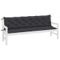 vidaXL Gartenbank-Auflagen 2 Stk. Schwarz 200x50x7 cm Oxford-Gewebe vidaXL Gartenbank-Auflagen 2 Stk. Schwarz 200x50x7 cm Oxford-Gewebe
