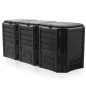 Nature Garten Abfalltasche Schwarz 1200 L 6071483 Nature Garten Abfalltasche Schwarz 1200 L 6071483