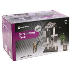 FLAMINGO Kratzbaum Kresko 74x40x115 cm Grau 