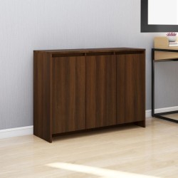 vidaXL Sideboard Eichen-Optik Braun 102x33x75 cm Holzwerkstoff