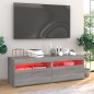 vidaXL TV-Schränke 2 Stk. mit LED-Leuchten Grau Sonoma 60x35x40 cm vidaXL TV-Schränke 2 Stk. mit LED-Leuchten Grau Sonoma 60x35x40 cm