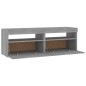 vidaXL TV-Schränke 2 Stk. mit LED-Leuchten Grau Sonoma 60x35x40 cm vidaXL TV-Schränke 2 Stk. mit LED-Leuchten Grau Sonoma 60x35x40 cm