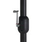 vidaXL Sonnenschirm mit Aluminium-Mast 460x270 cm Schwarz vidaXL Sonnenschirm mit Aluminium-Mast 460x270 cm Schwarz
