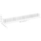 vidaXL Gabionen-Hochbeet Verzinkter Stahl 360×30×30 cm vidaXL Gabionen-Hochbeet Verzinkter Stahl 360×30×30 cm