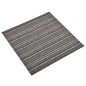 vidaXL Teppichfliesen 20 Stk. 5 m² 50x50 cm Gestreift Anthrazit vidaXL Teppichfliesen 20 Stk. 5 m² 50x50 cm Gestreift Anthrazit