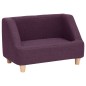 vidaXL Hundesofa Burgunderrot 60x37x39 cm Leinen vidaXL Hundesofa Burgunderrot 60x37x39 cm Leinen
