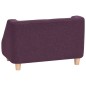 vidaXL Hundesofa Burgunderrot 60x37x39 cm Leinen vidaXL Hundesofa Burgunderrot 60x37x39 cm Leinen