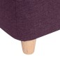 vidaXL Hundesofa Burgunderrot 60x37x39 cm Leinen vidaXL Hundesofa Burgunderrot 60x37x39 cm Leinen