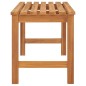 vidaXL Gartenbank 114 cm Massivholz Teak
