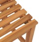 vidaXL Gartenbank 114 cm Massivholz Teak