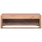 vidaXL Wand-Badschrank 90x45x30 cm Teak Massivholz vidaXL Wand-Badschrank 90x45x30 cm Teak Massivholz