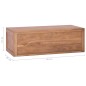 vidaXL Wand-Badschrank 90x45x30 cm Teak Massivholz vidaXL Wand-Badschrank 90x45x30 cm Teak Massivholz