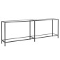 vidaXL Konsolentisch Transparent 220x35x75,5 cm Hartglas vidaXL Konsolentisch Transparent 220x35x75,5 cm Hartglas