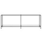 vidaXL Konsolentisch Transparent 220x35x75,5 cm Hartglas vidaXL Konsolentisch Transparent 220x35x75,5 cm Hartglas