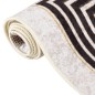 vidaXL Teppich Waschbar 80x300 cm Hellbeige Rutschfest vidaXL Teppich Waschbar 80x300 cm Hellbeige Rutschfest