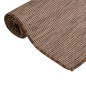 vidaXL Outdoor-Teppich Flachgewebe 140x200 cm Braun vidaXL Outdoor-Teppich Flachgewebe 140x200 cm Braun