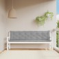 Gartenbank-Auflagen 2 Stk. Grau 200x50x7 cm Oxford-Gewebe Gartenbank-Auflagen 2 Stk. Grau 200x50x7 cm Oxford-Gewebe
