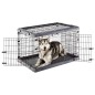 Ferplast Hundekäfig Superior 105 107x77x73,5 cm Schwarz Ferplast Hundekäfig Superior 105 107x77x73,5 cm Schwarz