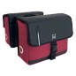 Willex Fahrradtaschen Business 30 L Canvas Rot und Schwarz Willex Fahrradtaschen Business 30 L Canvas Rot und Schwarz