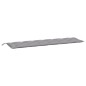 Gartenbank-Auflagen 2 Stk. Grau 200x50x7 cm Oxford-Gewebe Gartenbank-Auflagen 2 Stk. Grau 200x50x7 cm Oxford-Gewebe