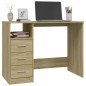 vidaXL Schreibtisch mit Schubladen Sonoma-Eiche 102x50x76 cm vidaXL Schreibtisch mit Schubladen Sonoma-Eiche 102x50x76 cm