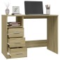 vidaXL Schreibtisch mit Schubladen Sonoma-Eiche 102x50x76 cm vidaXL Schreibtisch mit Schubladen Sonoma-Eiche 102x50x76 cm