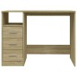 vidaXL Schreibtisch mit Schubladen Sonoma-Eiche 102x50x76 cm vidaXL Schreibtisch mit Schubladen Sonoma-Eiche 102x50x76 cm