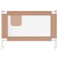 vidaXL Kleinkind-Bettschutzgitter Taupe 100x25 cm Stoff vidaXL Kleinkind-Bettschutzgitter Taupe 100x25 cm Stoff