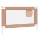 vidaXL Kleinkind-Bettschutzgitter Taupe 100x25 cm Stoff vidaXL Kleinkind-Bettschutzgitter Taupe 100x25 cm Stoff