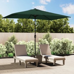 vidaXL Sonnenschirm 200 x 300 cm Grün Rechteckig