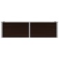 vidaXL Garten-Hochbeet Braun 160 x 40 x 45 cm Verzinkter Stahl vidaXL Garten-Hochbeet Braun 160 x 40 x 45 cm Verzinkter Stahl