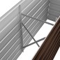 vidaXL Garten-Hochbeet Braun 160 x 40 x 45 cm Verzinkter Stahl vidaXL Garten-Hochbeet Braun 160 x 40 x 45 cm Verzinkter Stahl