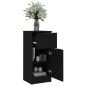 Sideboards 2 Stk. Schwarz 30x30x70 cm Holzwerkstoff Sideboards 2 Stk. Schwarz 30x30x70 cm Holzwerkstoff