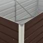 vidaXL Hochbeet 160 x 80 x 45 cm Verzinkter Stahl Braun vidaXL Hochbeet 160 x 80 x 45 cm Verzinkter Stahl Braun