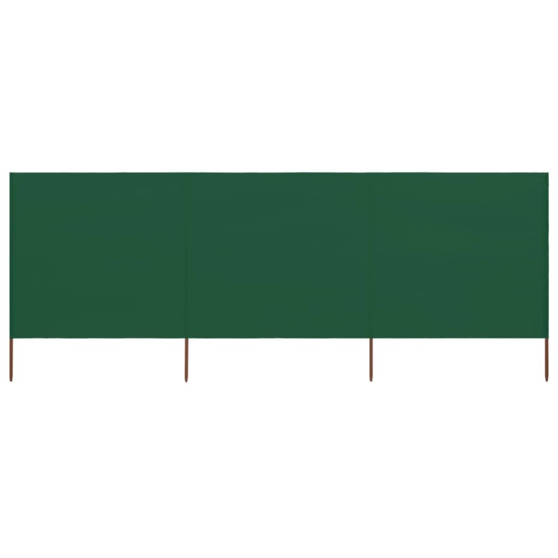vidaXL 3-teiliges Windschutzgewebe 400 x 80 cm Grün vidaXL 3-teiliges Windschutzgewebe 400 x 80 cm Grün
