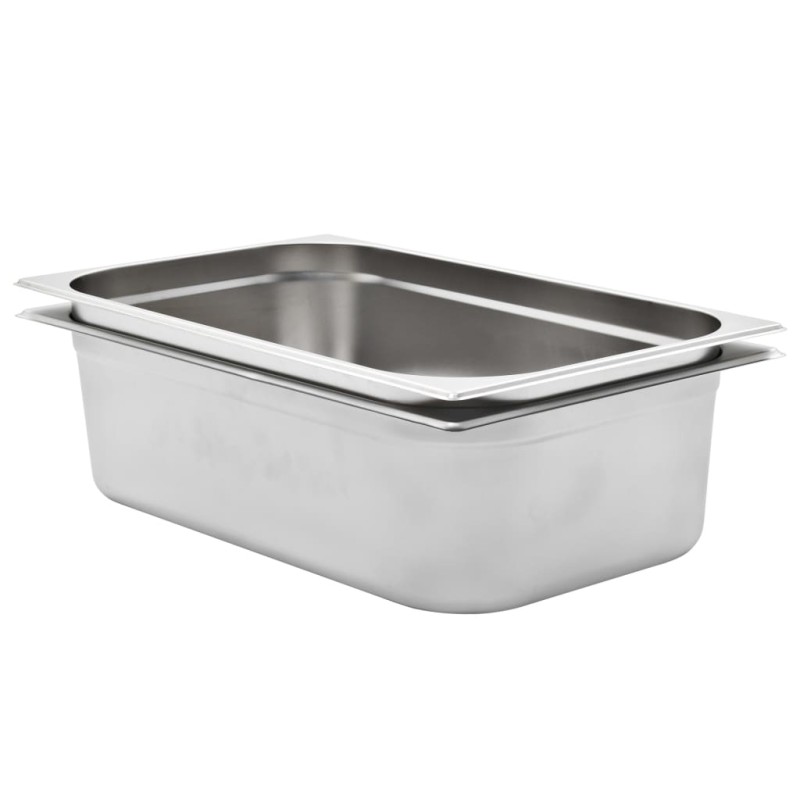 vidaXL Gastronormbehälter 2 Stk. GN 1/1 150 mm Edelstahl vidaXL Gastronormbehälter 2 Stk. GN 1/1 150 mm Edelstahl