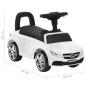 vidaXL Rutschauto Mercedes-Benz C63 Weiß vidaXL Rutschauto Mercedes-Benz C63 Weiß