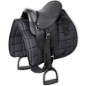 vidaXL Pony-Sattel-Set 10" Schwarz vidaXL Pony-Sattel-Set 10" Schwarz