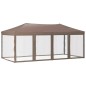 vidaXL Partyzelt Faltbar mit Seitenwänden Taupe 3x6 m vidaXL Partyzelt Faltbar mit Seitenwänden Taupe 3x6 m